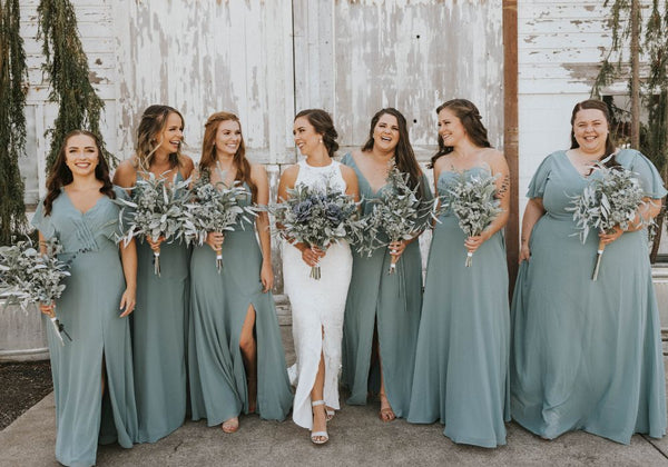 mix and match bridesmaid dresses